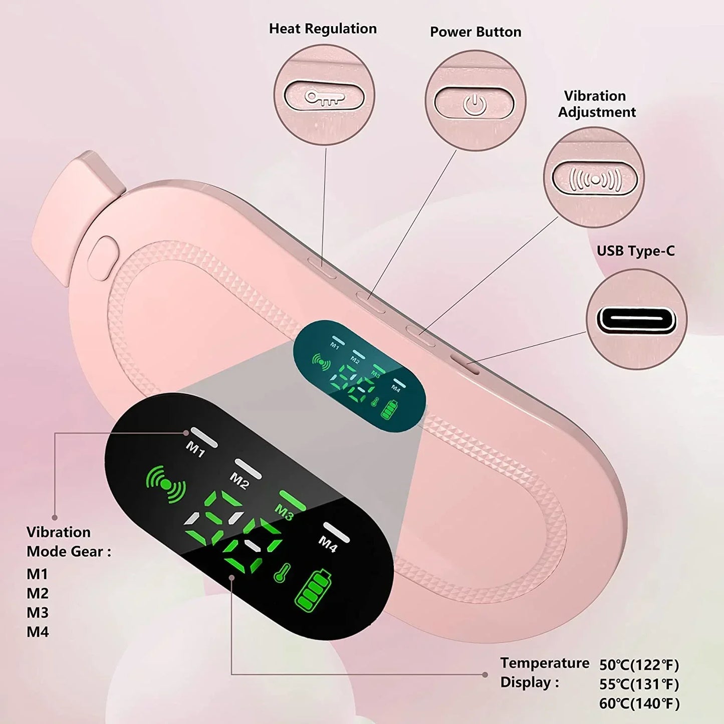Periods Cramp Relief Heater & Massager