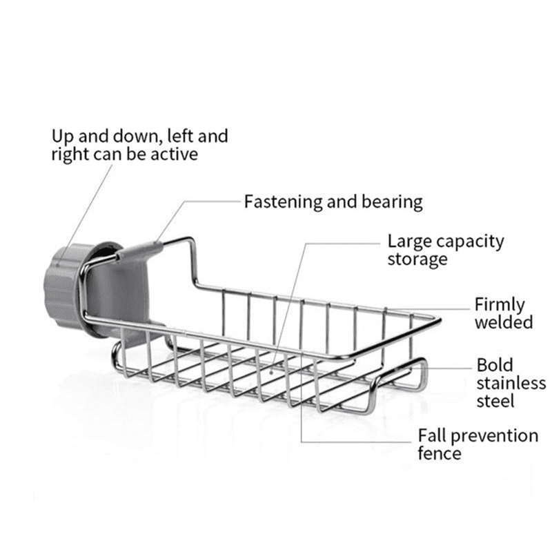 Stainless Steel Faucet Rack