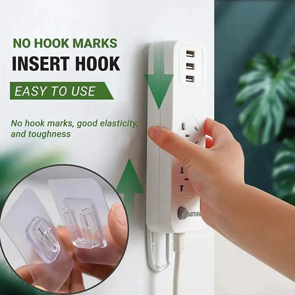 Double-Sided Punch Free Wall Hooks