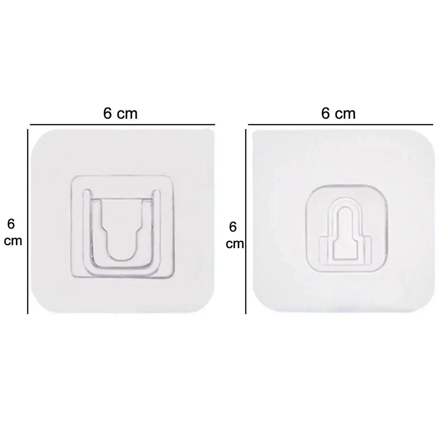 Double-Sided Punch Free Wall Hooks