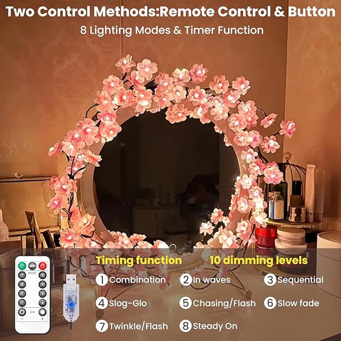 GlowFlora™ Cherry Blossom Branch Lights