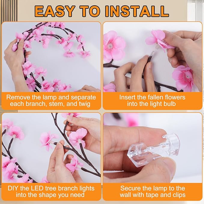 GlowFlora™ Cherry Blossom Branch Lights