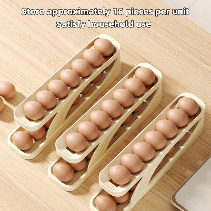 Egg Storage Automatic Scrolling Egg Holder