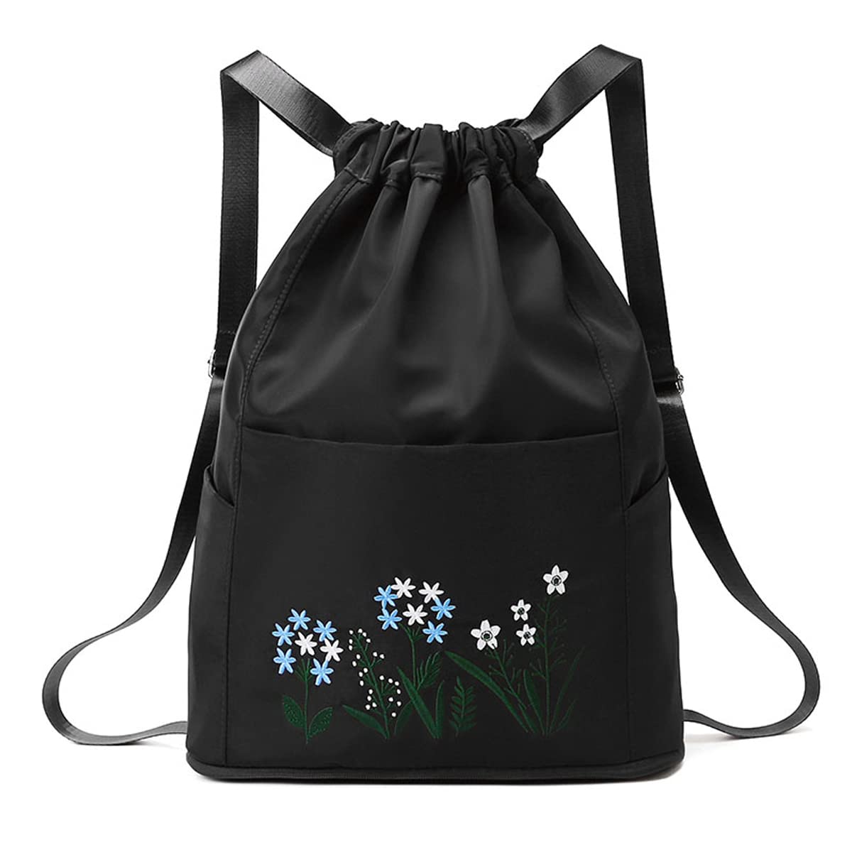 Waterproof Flower Print Foldable Backpack