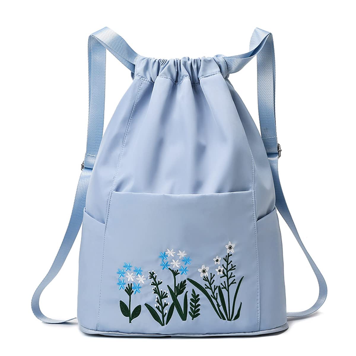 Waterproof Flower Print Foldable Backpack