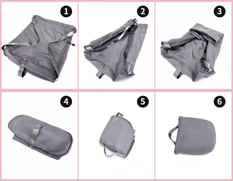 Waterproof Flower Print Foldable Backpack
