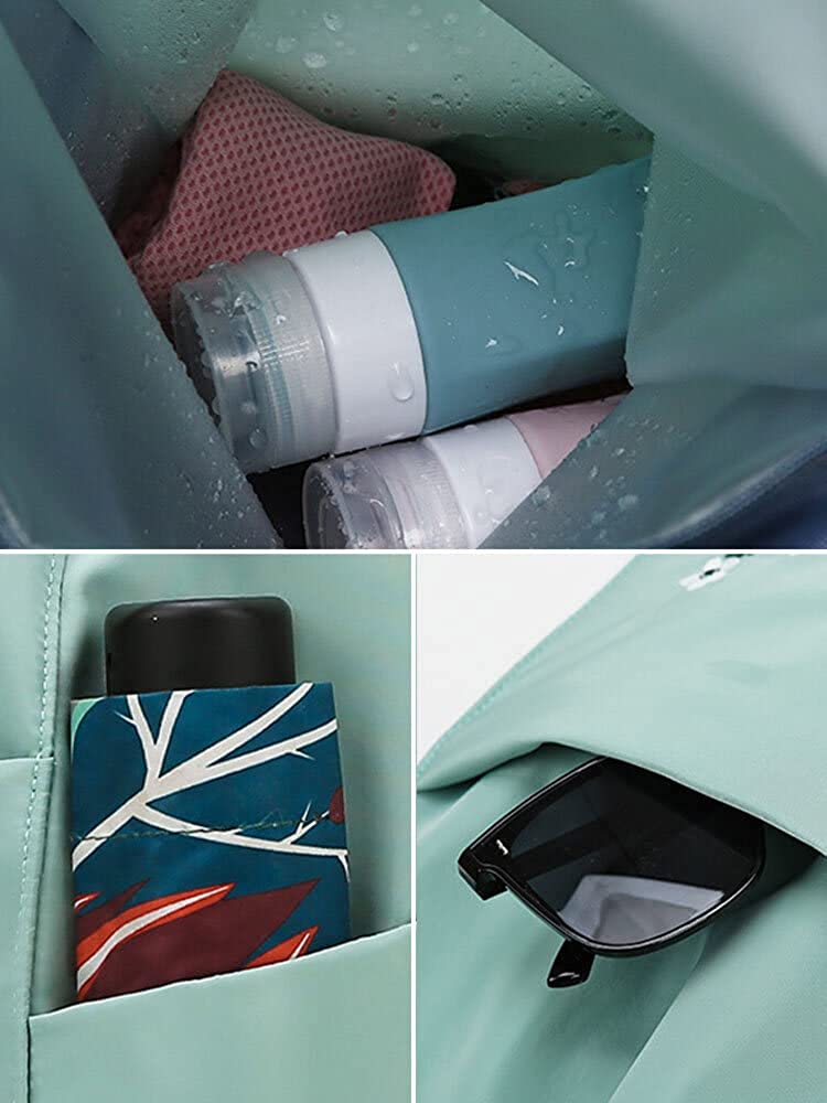 Waterproof Flower Print Foldable Backpack