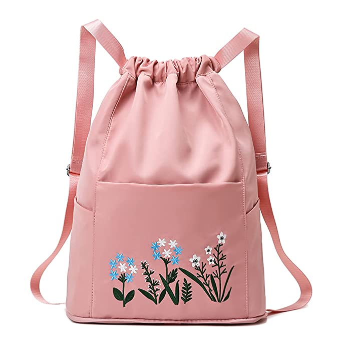 Waterproof Flower Print Foldable Backpack