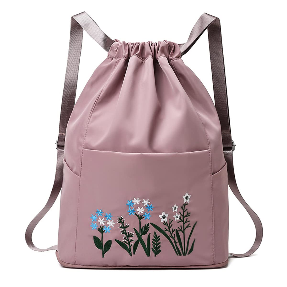 Waterproof Flower Print Foldable Backpack