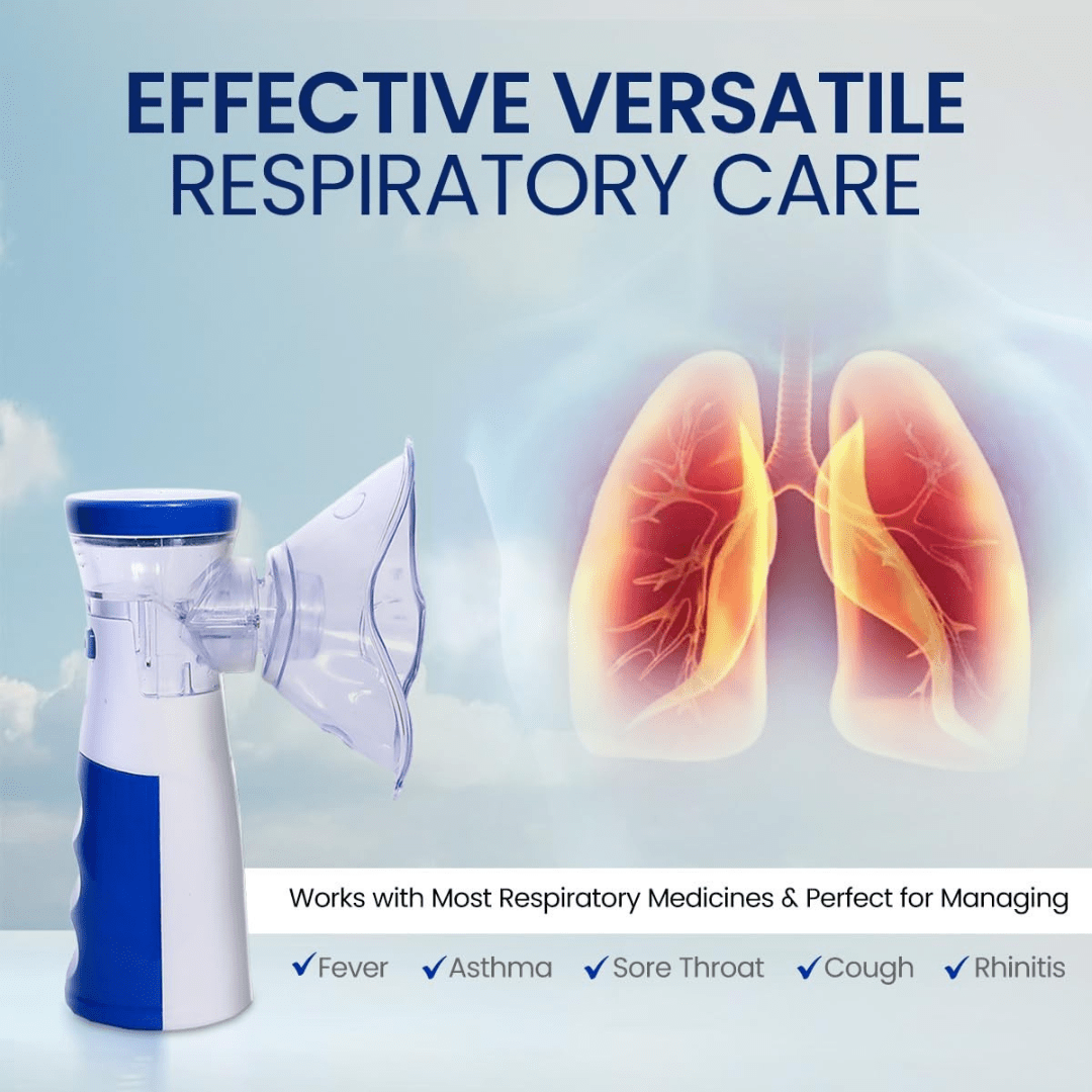 PureBreathe Mesh Nebulizer – Portable Handheld Inhaler