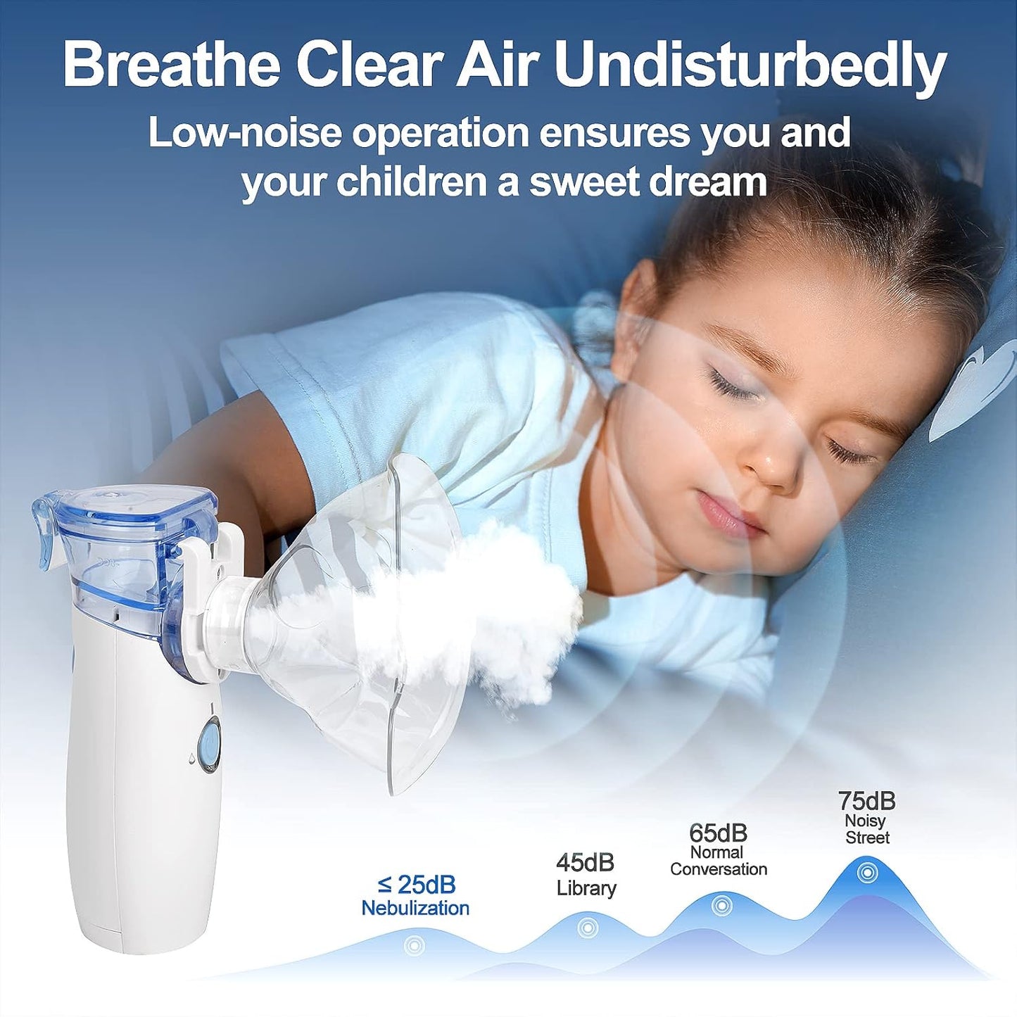 PureBreathe Mesh Nebulizer – Portable Handheld Inhaler
