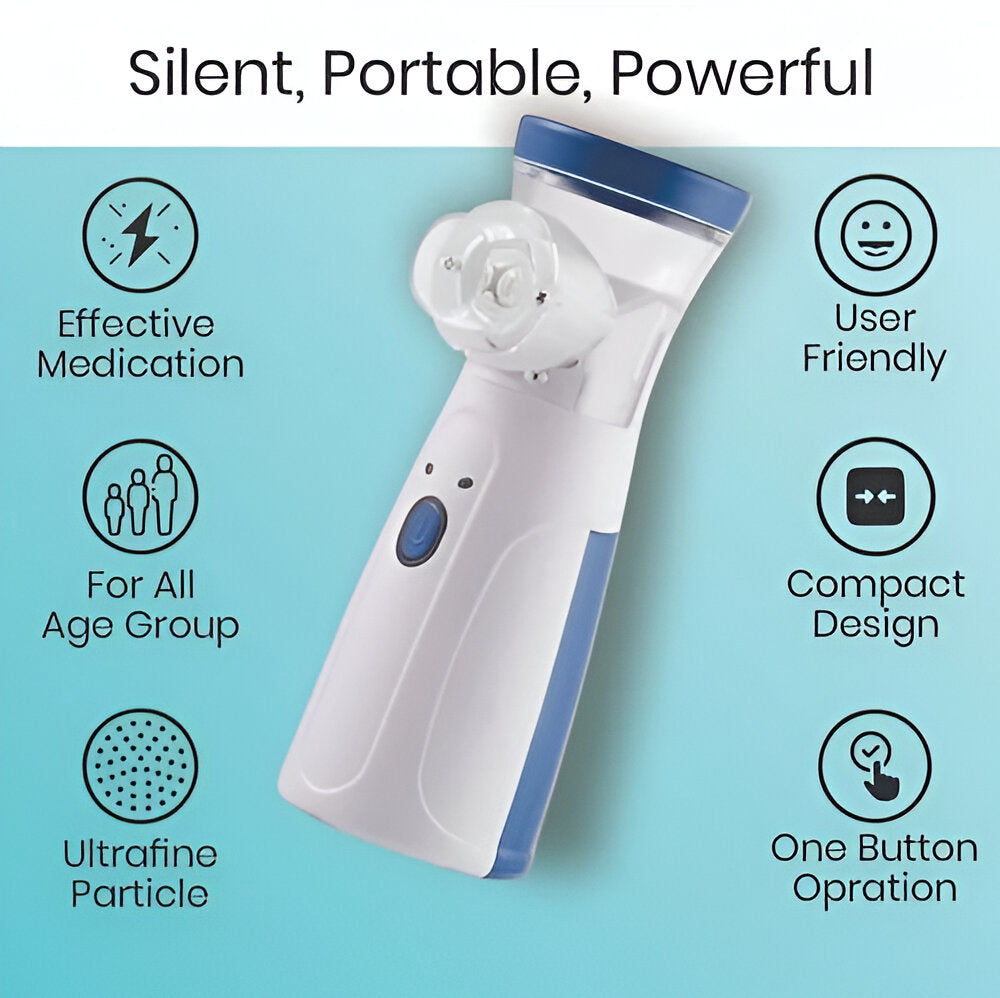 PureBreathe Mesh Nebulizer – Portable Handheld Inhaler