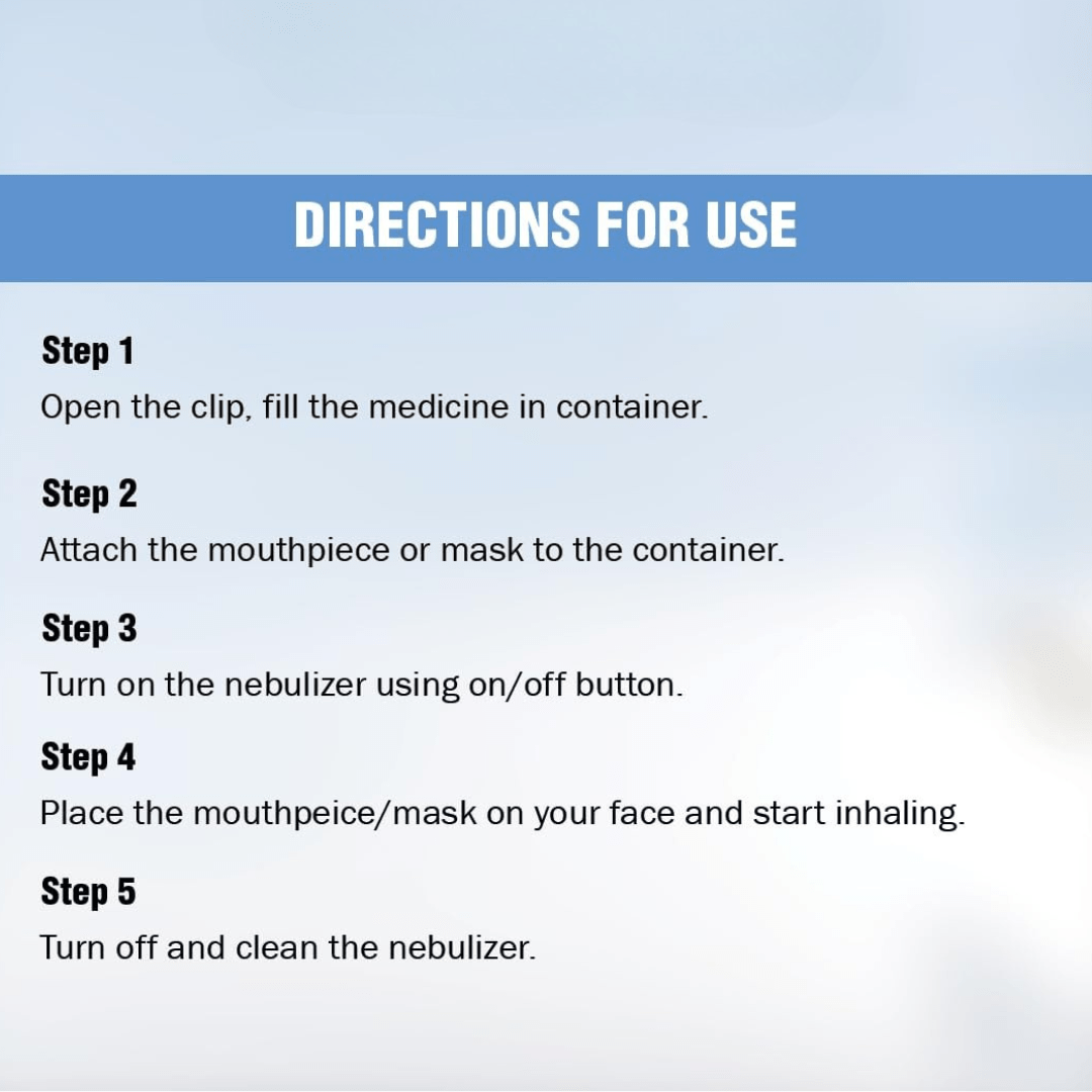 PureBreathe Mesh Nebulizer – Portable Handheld Inhaler