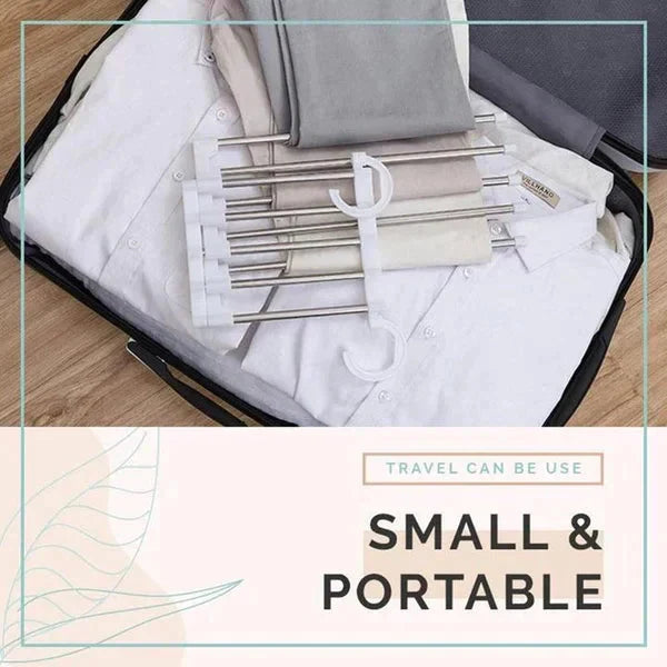 Multi-Functional Rack (5 in 1 Rack Stainless Cloth Hanger)