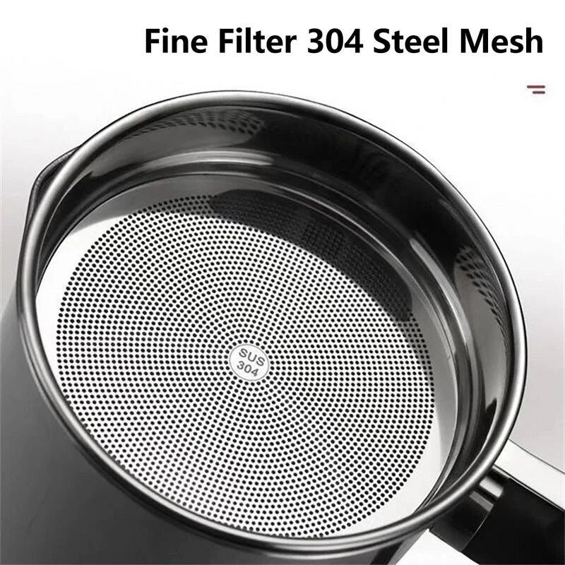 1.7Liter Stainless Steel Oil Filter Storage Pot