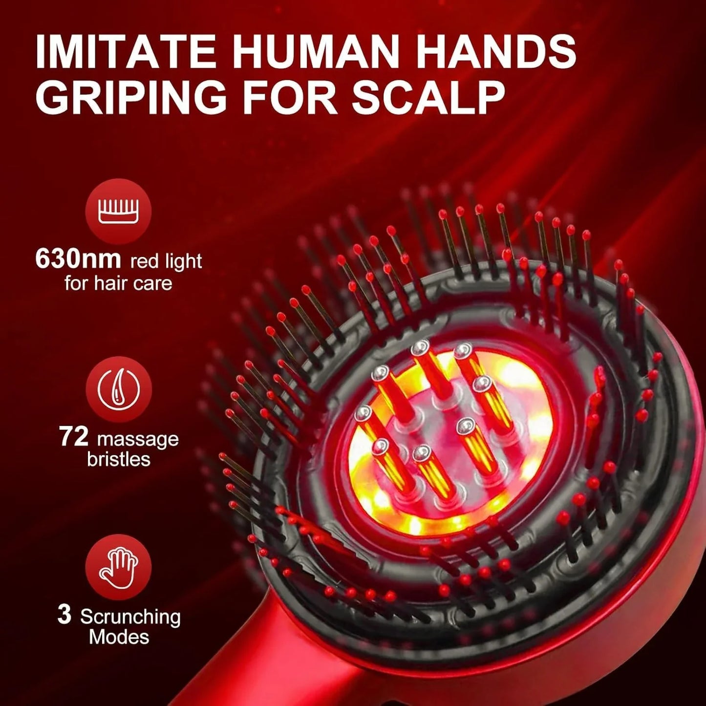 Premium Scalp Massager with Built-in Oil Applicator – Boost Hair Growth & Relaxation™