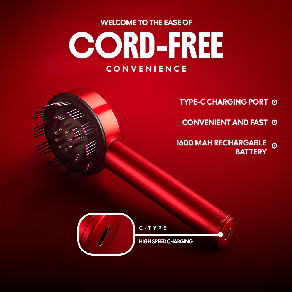 Premium Scalp Massager with Built-in Oil Applicator – Boost Hair Growth & Relaxation™
