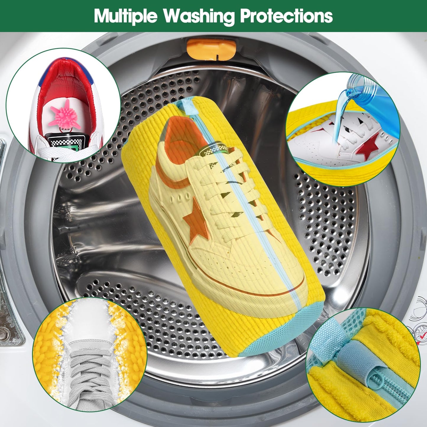 Shoe Washing Bag for Machine - Reusable & Durable