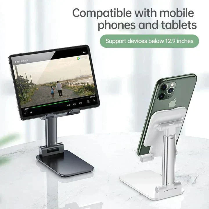 Adjustable Telescopic Folding Cell Phone and Tablet Stand
