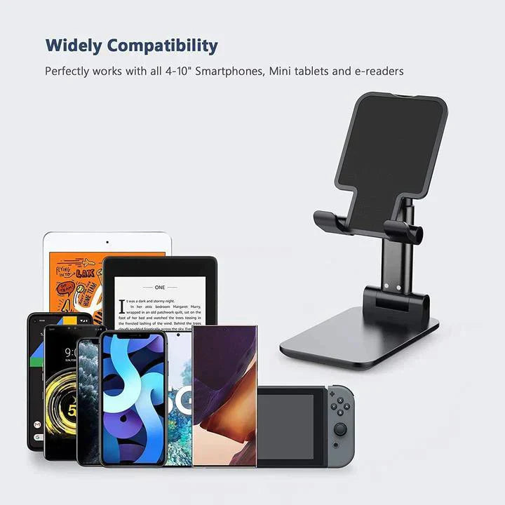 Adjustable Telescopic Folding Cell Phone and Tablet Stand