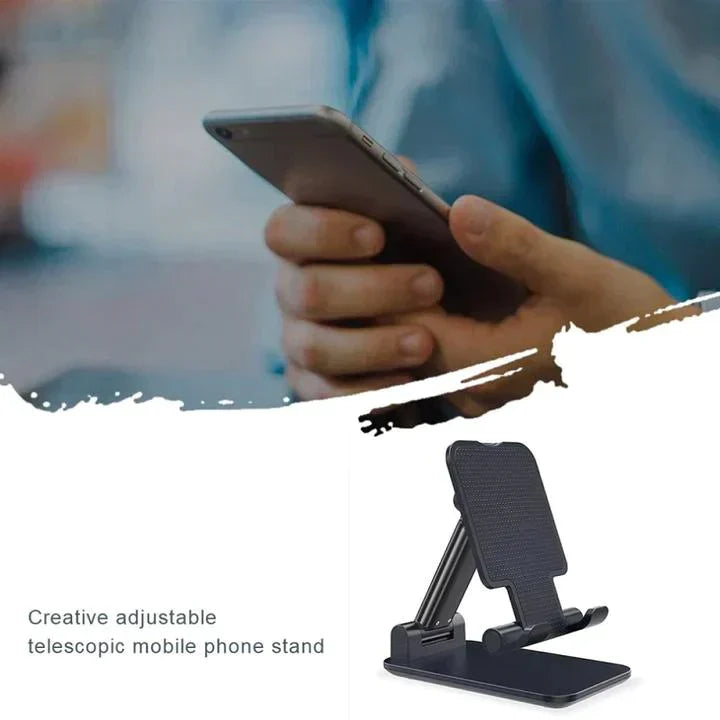 Adjustable Telescopic Folding Cell Phone and Tablet Stand