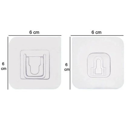 Double-Sided Punch Free Wall Hooks