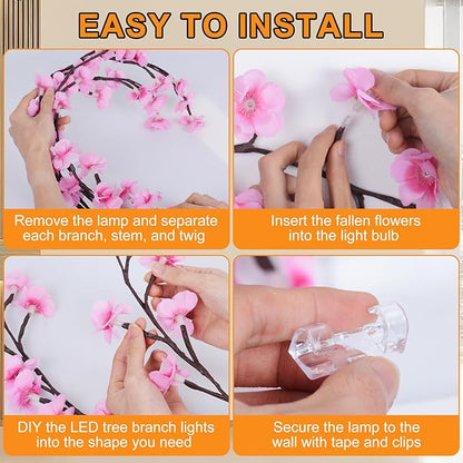 GlowFlora™ Cherry Blossom Branch Lights