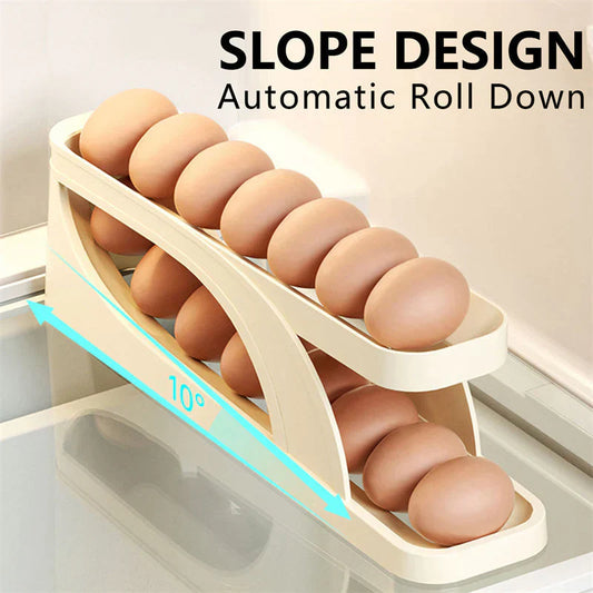 Egg Storage Automatic Scrolling Egg Holder