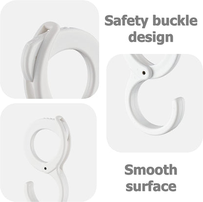 Multi-Purpose Hanging Clip Hook Adjustable S- Shaped