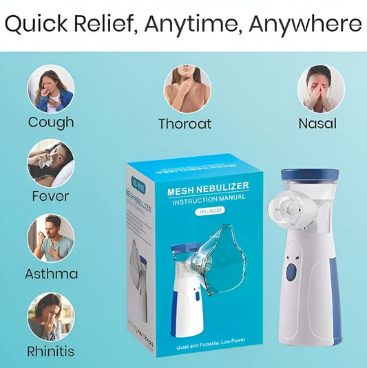 PureBreathe Mesh Nebulizer – Portable Handheld Inhaler