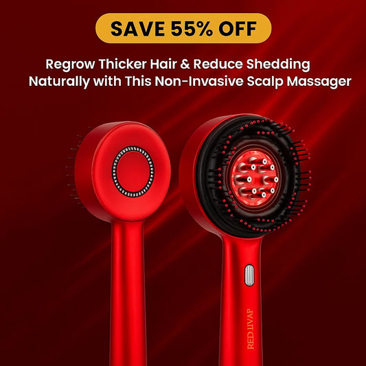 Premium Scalp Massager with Built-in Oil Applicator – Boost Hair Growth & Relaxation™