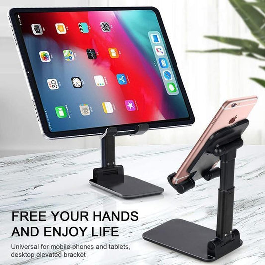 Adjustable Telescopic Folding Cell Phone and Tablet Stand