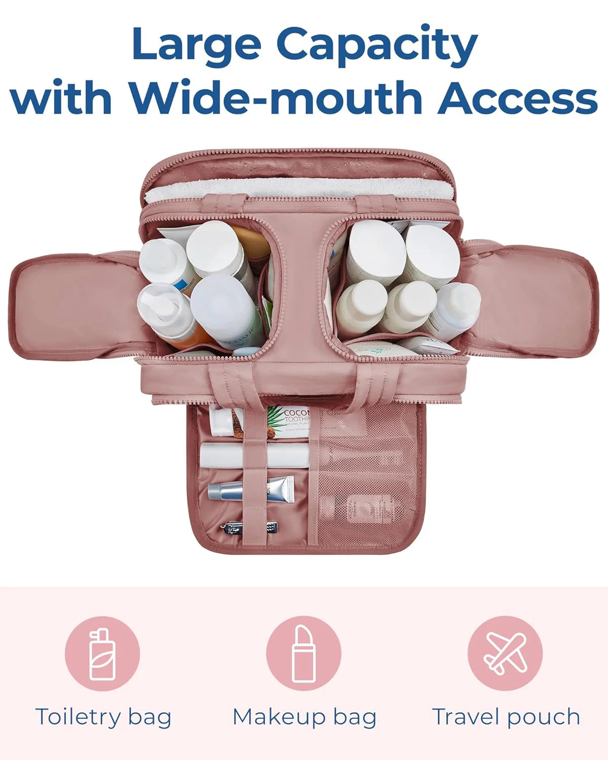 All-in-One Travel Toiletry Bag