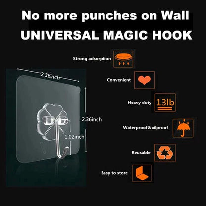 Universal Magic Hooks - High Strength & Waterproof